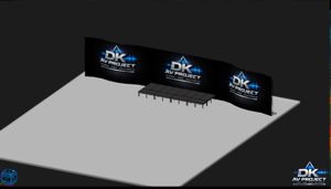 Gestione della curvatura e del pixel pitch per configurazioni scenografiche non standard.